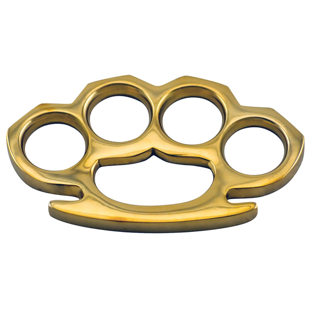 Heirloom Mirror-Finish Brass Knuckles - Solid Brass