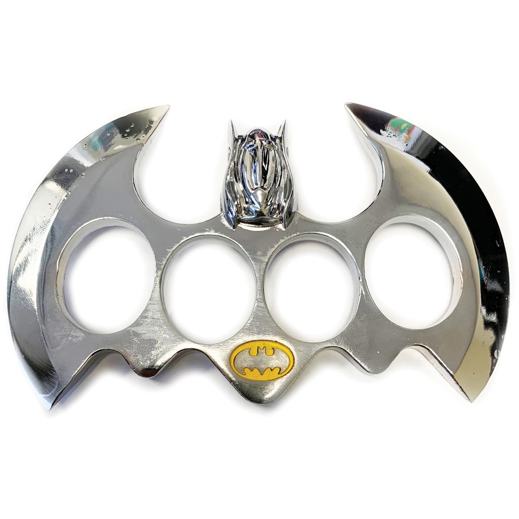 Batwing Dual-Edge Knuckle Knife - Chrome Steel