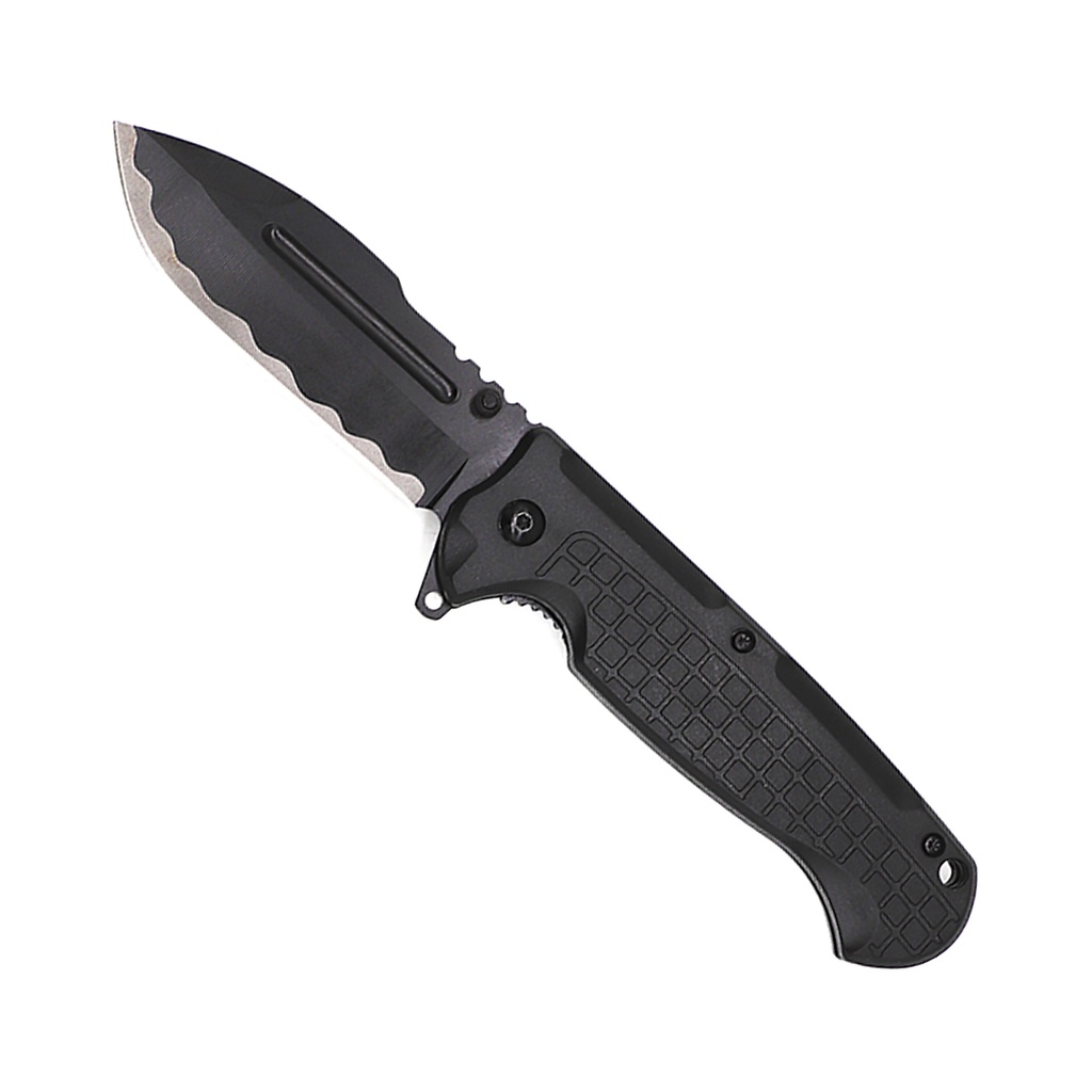 Stealth Utility Spring-Assisted EDC Knife - Matte Black