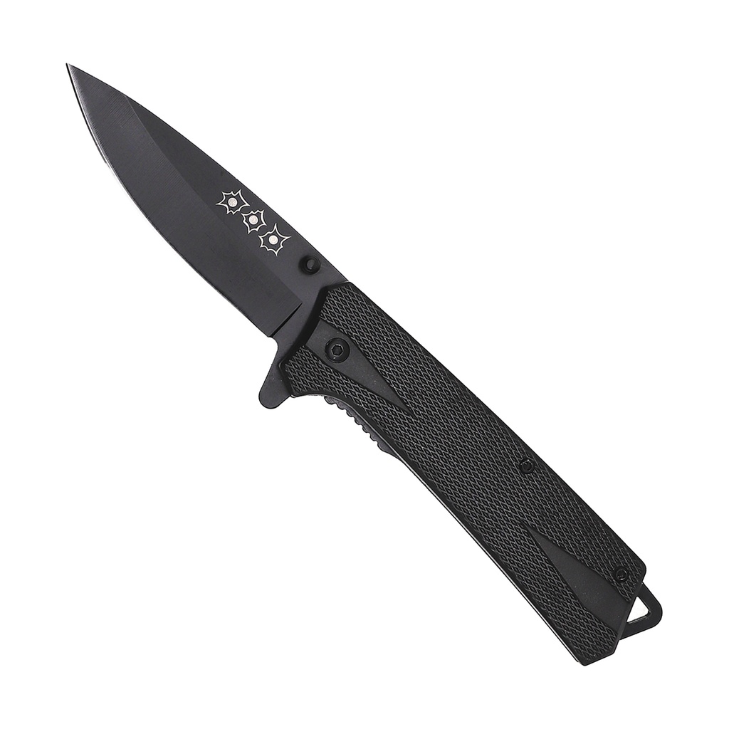 Blackout Glyph Rapid-Assist Folding Knife - Matte Black