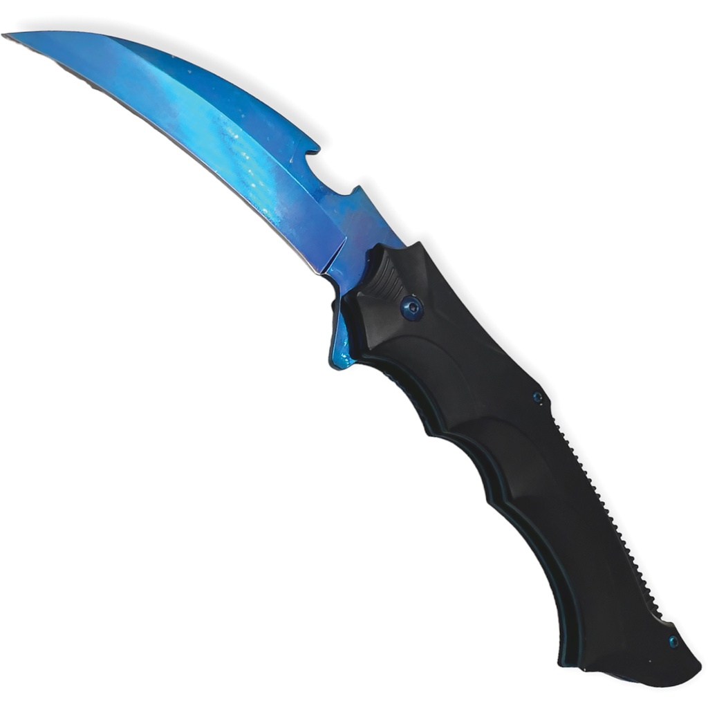 Night Claw Quick-Assist Karambit Knife - Blue/Black