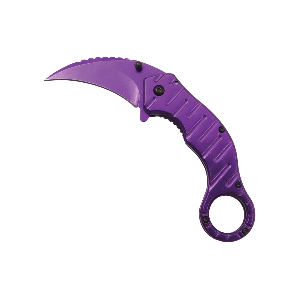 Iridescent Talon Rapid-Deploy Karambit - Purple