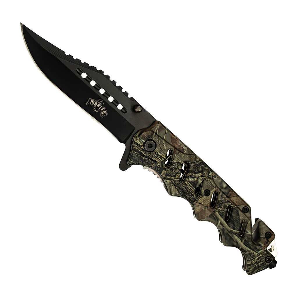 Trailcover Rapid-Access Spring-Assisted Knife - Realistic Leaves