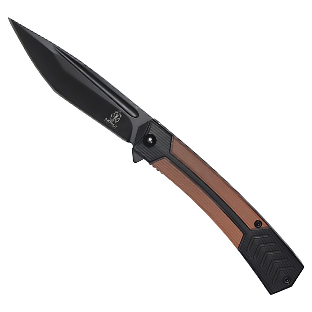 Nightfall Contrast Spring-Assisted Pocket Knife - Bronze/Black