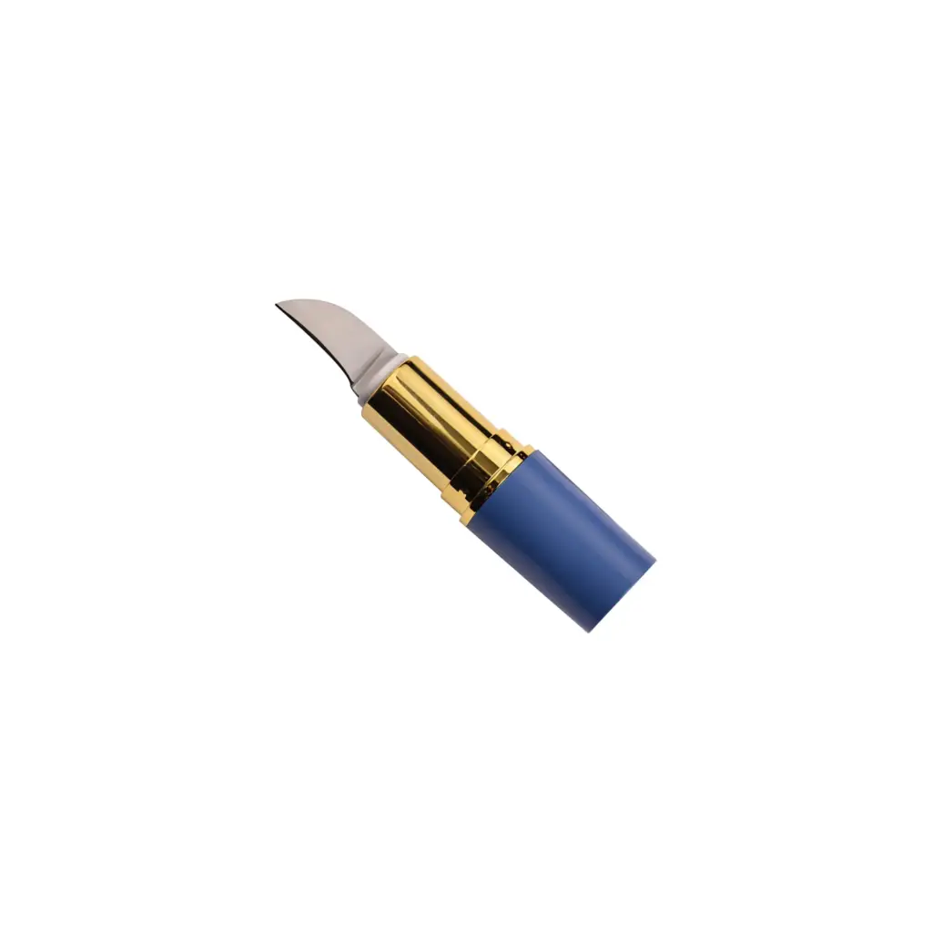 Couture Cut Hawkbill Lipstick Knife - Gloss Blue