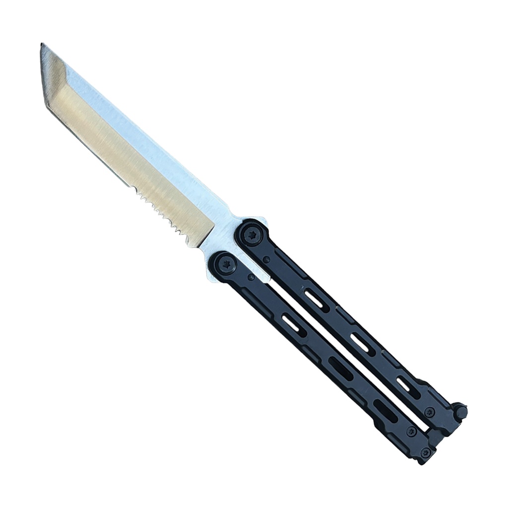 Tanto Vector Precision Butterfly Knife - Matte Stainless