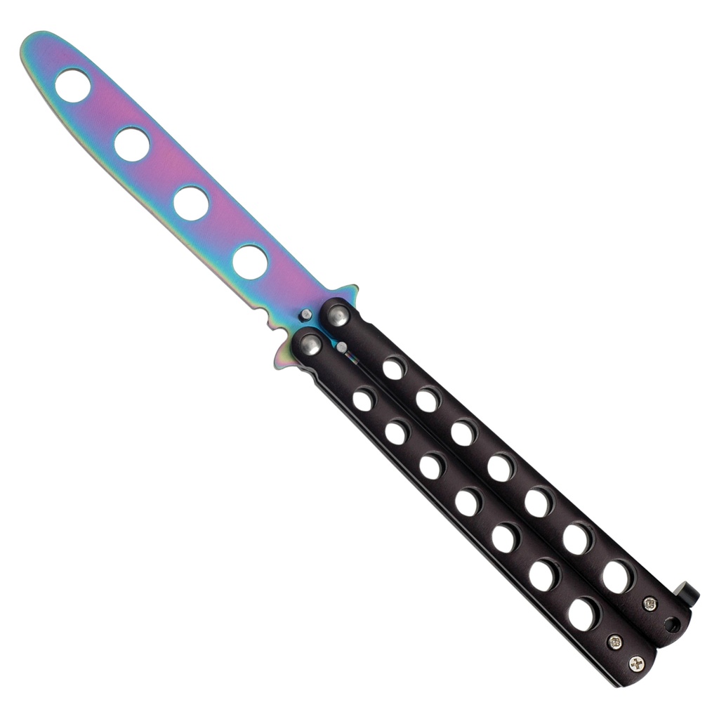 Prism Flow Balance Balisong Trainer - Rainbow