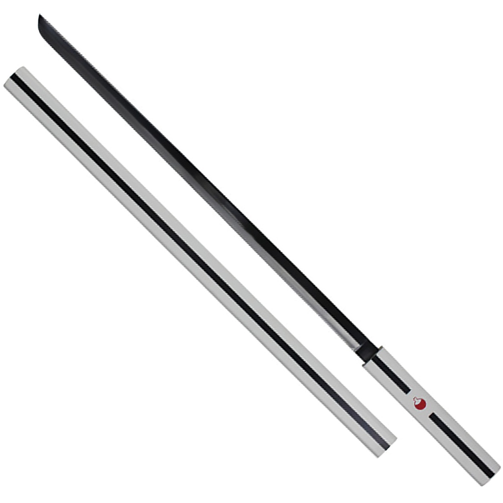 White Crest Tribute Anime Katana - Black Blade