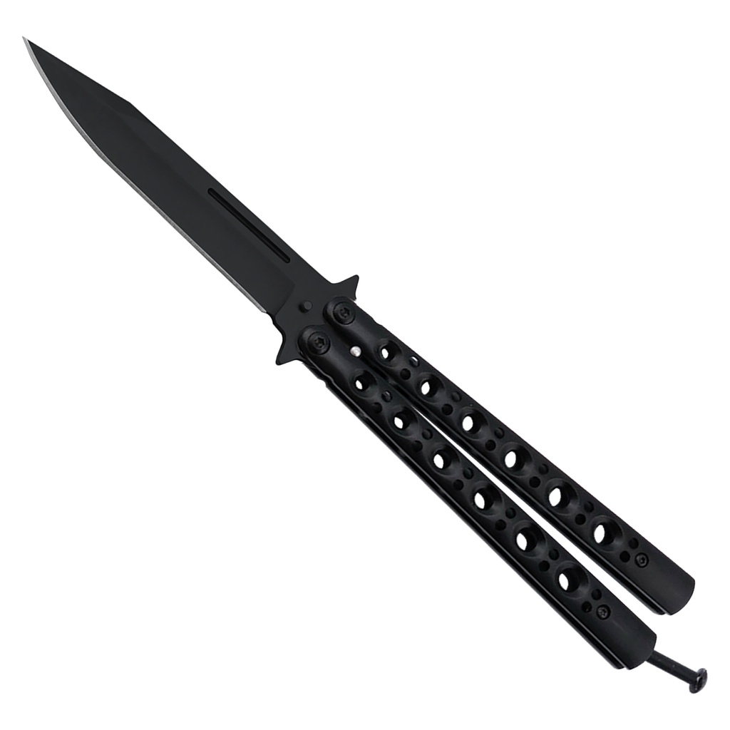 AeroBalance Classic Butterfly Knife - Matte Black