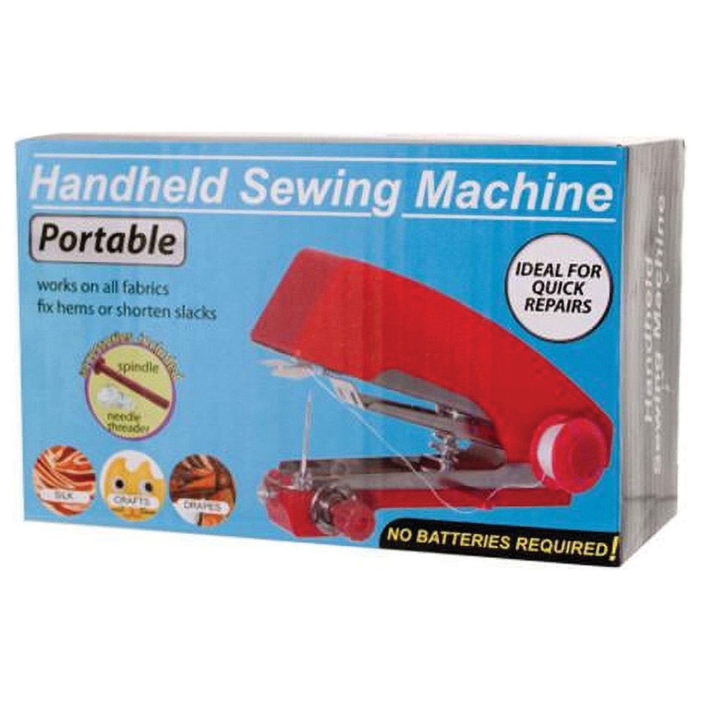 Pocket Tailor Quick-Repair Handheld Sewing Machine - Red