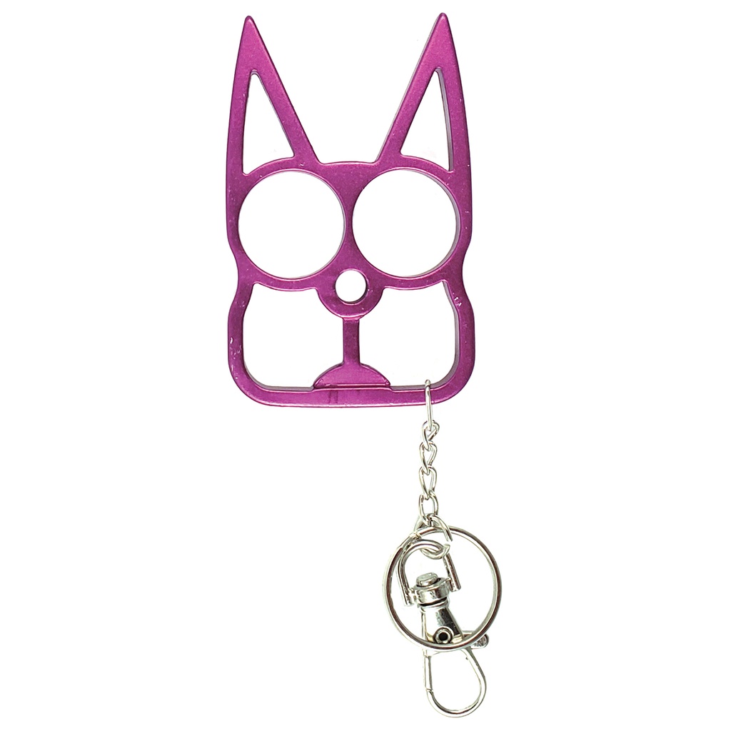 Pocket Panther Impact Defense Keychain - Purple Steel