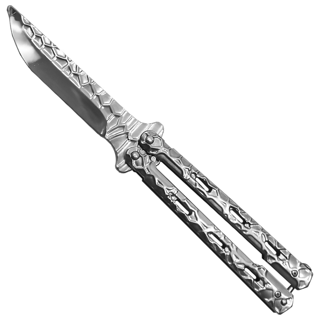 Hammerflow Confidence Butterfly Trainer Knife - Silver Steel