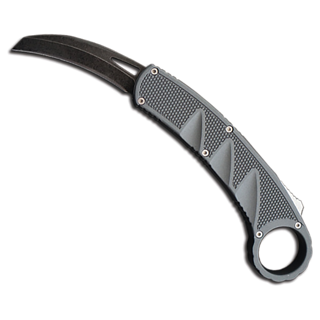 ArchAngel Bottom-Exit Precision OTF Karambit - Gray Rubberized