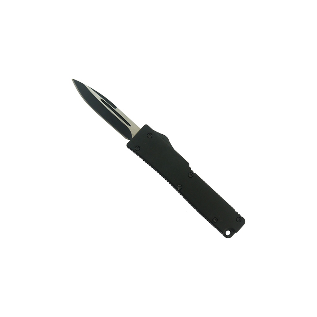 Shadow Click Front-Button OTF Automatic Knife - Midnight Black