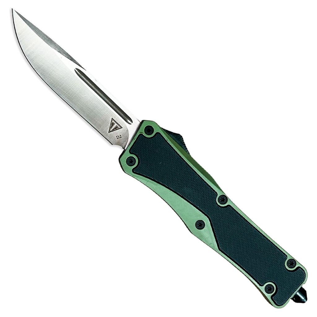 Evergreen Quick-Strike OTF Knife - Forest Green G10