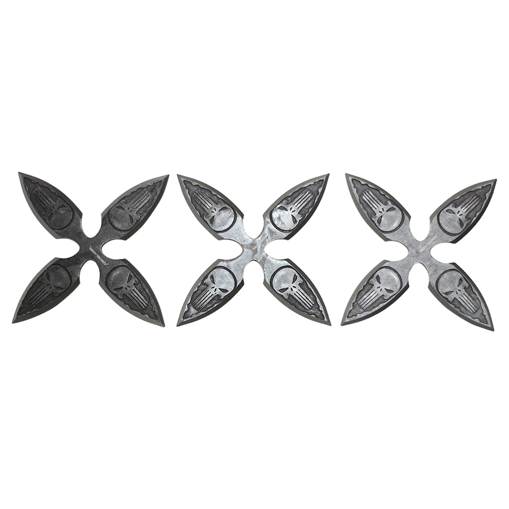 Reaper Mark Four-Point Throwing Star Set - Black
