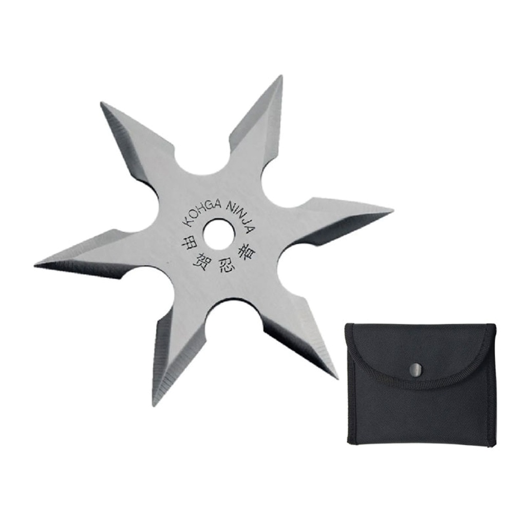 Orbit Six Balanced Throwing Star - Silver