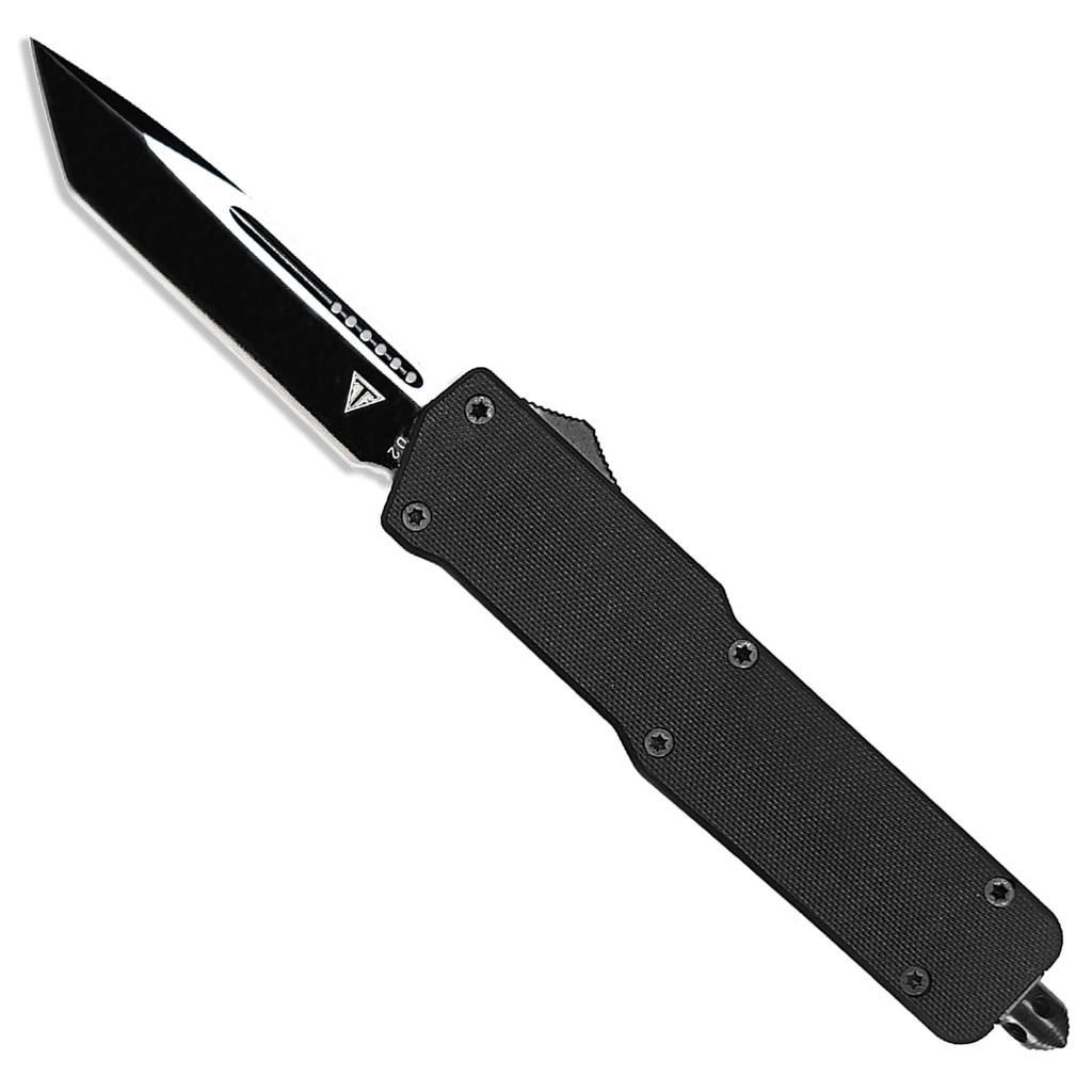 Blackout Strike Stealth OTF Knife - G10 Black