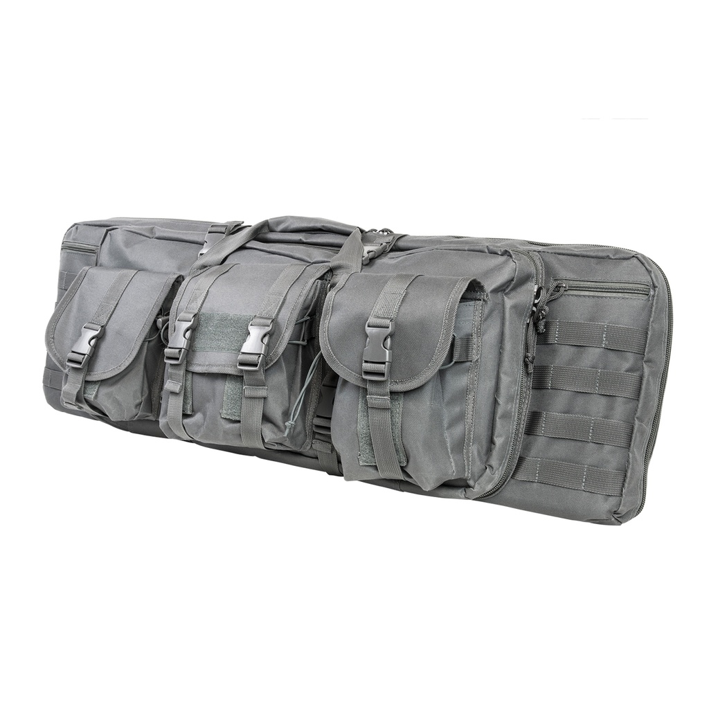 Urban Shield Transit-Ready Double Carbine Case - Urban Gray