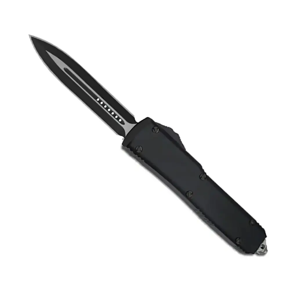 Stealth Response Double-Action OTF Knife - Midnight Black
