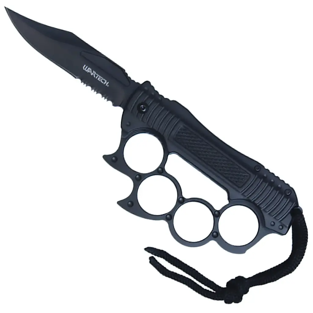 Intrepid Tactical Knuckle Knife - Black Matte