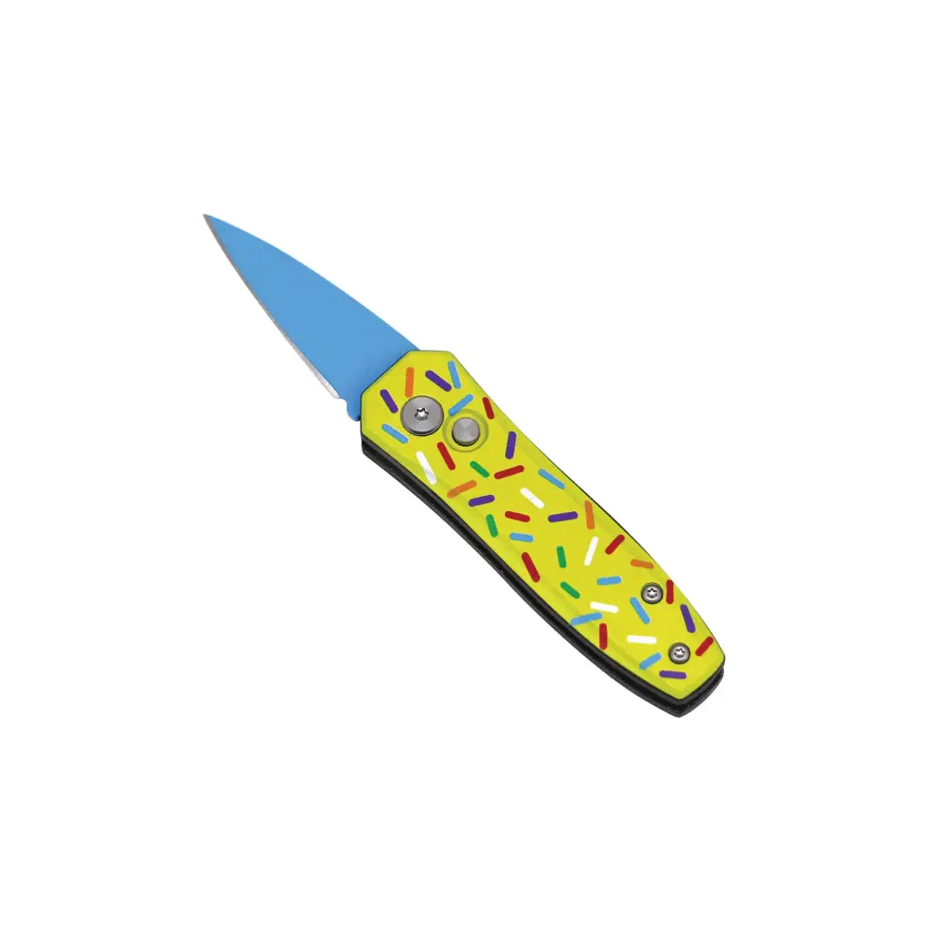 Sprinkle Snap Mini Automatic Knife - Donut Yellow