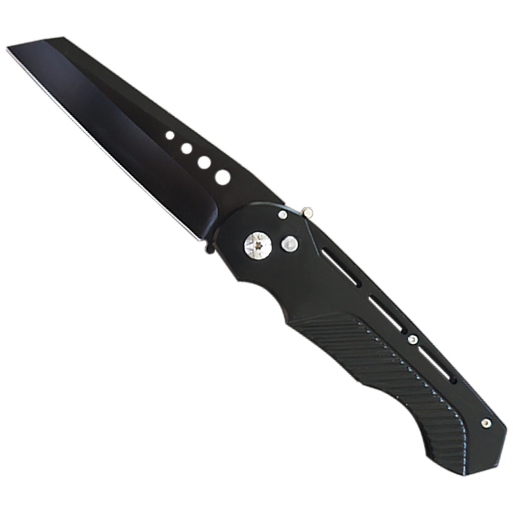 Wharncliffe Blade Automatic Knife - All Black