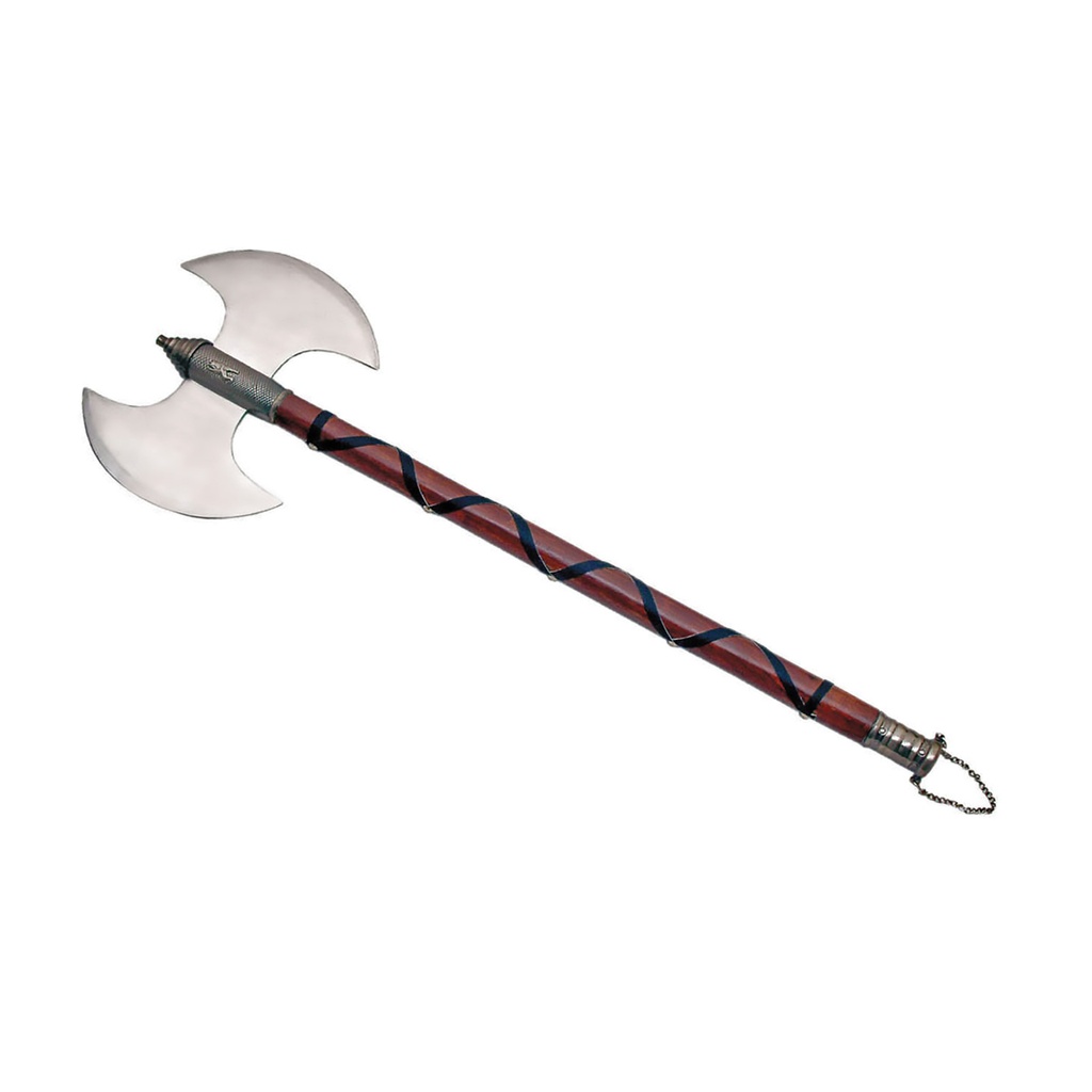 Executioner’s Wrath Medieval Display Axe - Leather Wrapped Wood