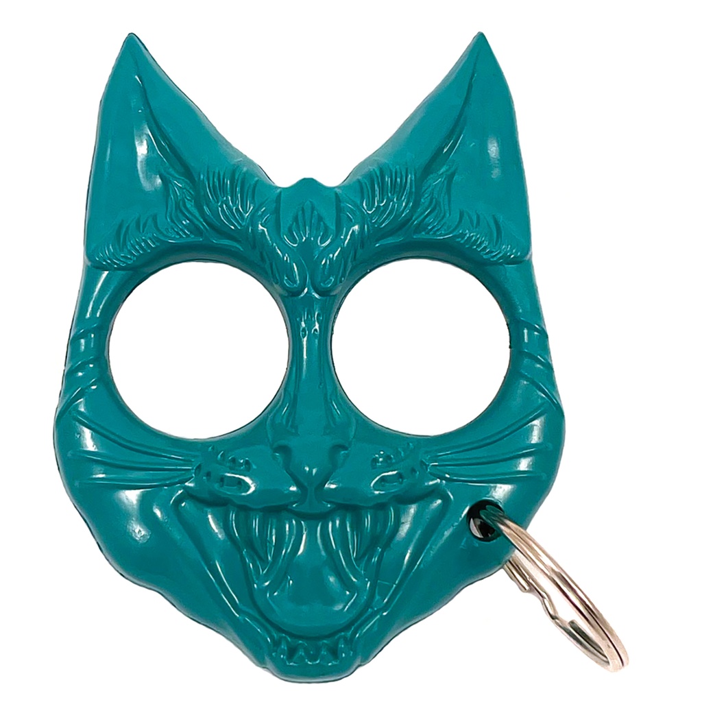 Guardian Kitty Compact Self Defense Keychain - Teal