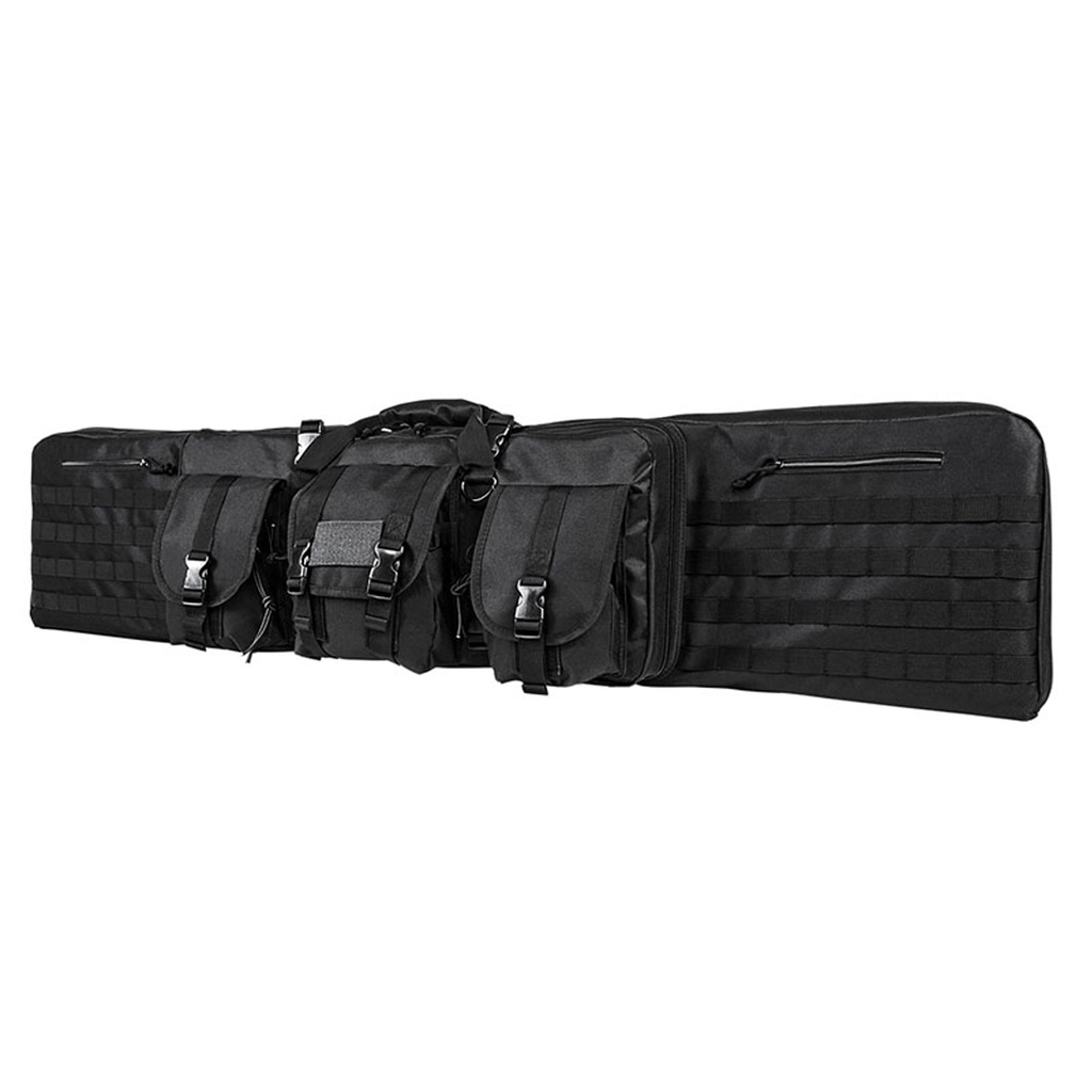 Range Recon Double-Carry Tactical Rifle Case - Black