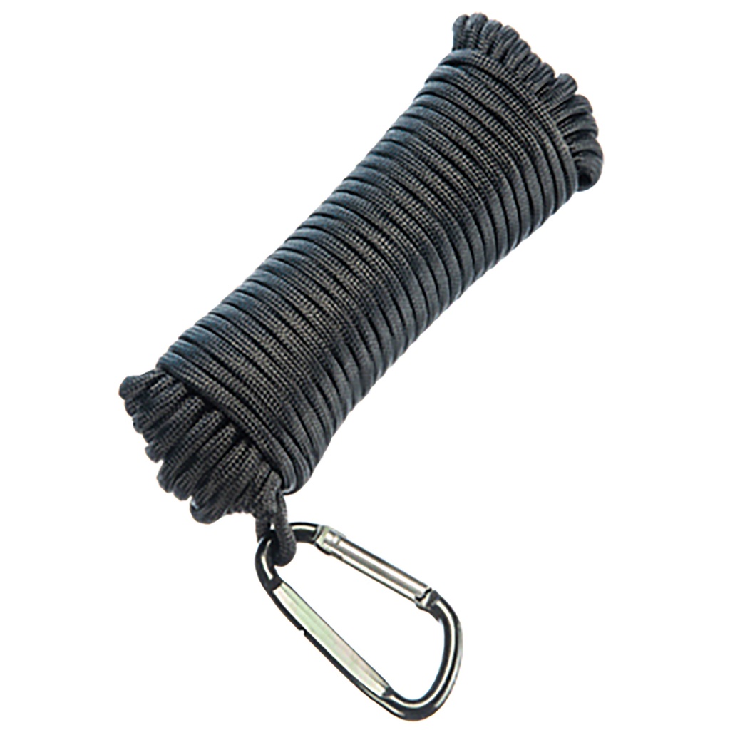 50' x 13/64" 14 strand Paracord - Pull Strength 1100 LBS - Black