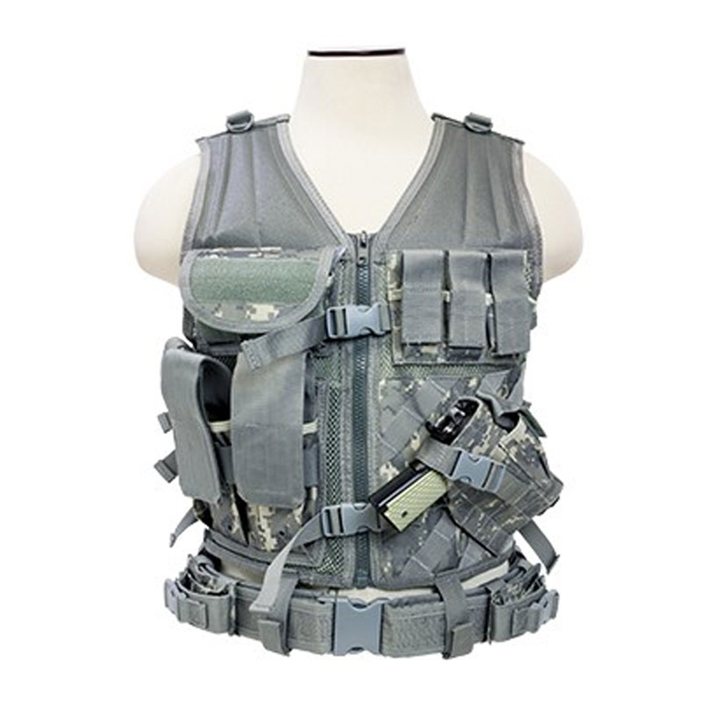 Expandable Tactical Vest [XL-2XL+] - Digital Camo
