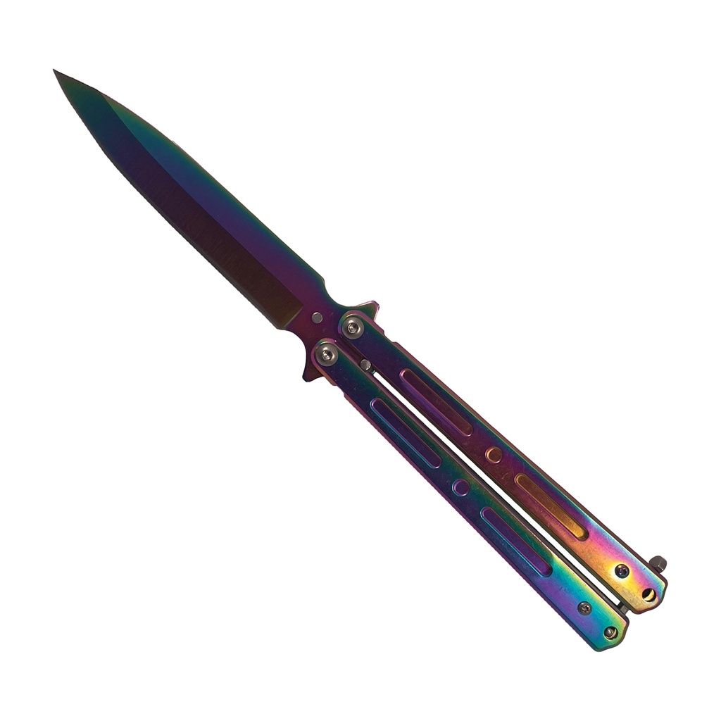 TiNi Rainbow Butterfly Knife