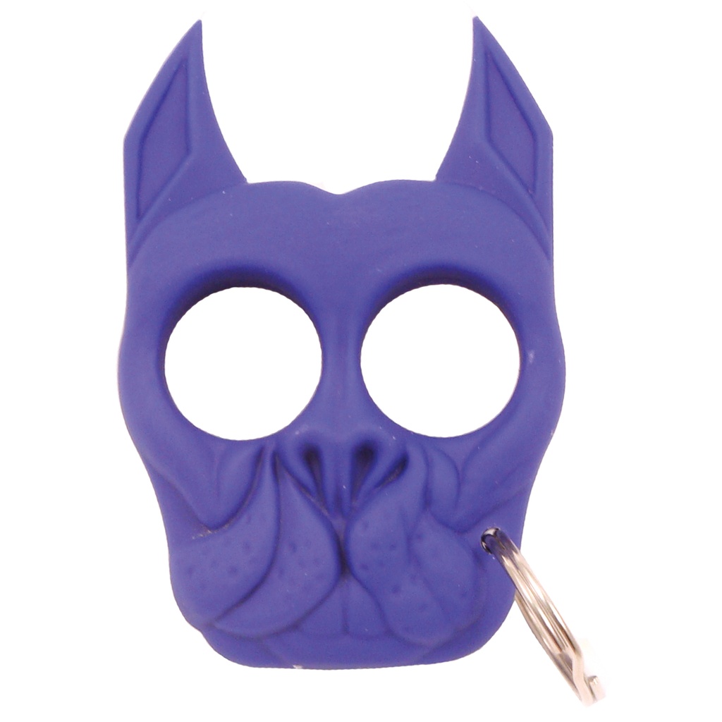 Bull Dog Self Defense Keychain Blue