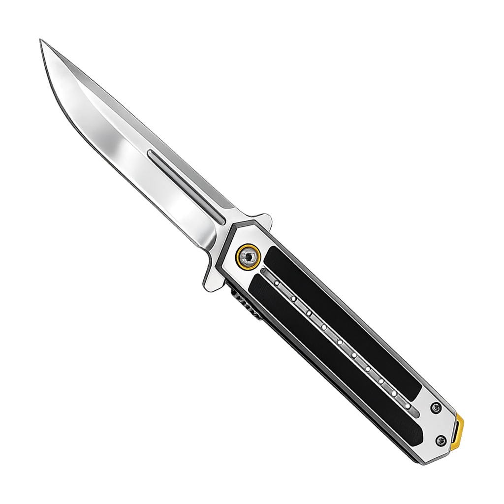 SAMPLE -Silverline Dual-Matrix Spring-Assisted Knife - Black G10