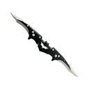 SAMPLE -Shadowstrike Twin-Wing Dual Blade Assisted Knife - Midnight Black