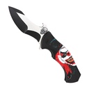 SAMPLE -Jester’s Edge Quick-Deploy Spring Assisted Knife - Nylon Fiber Black