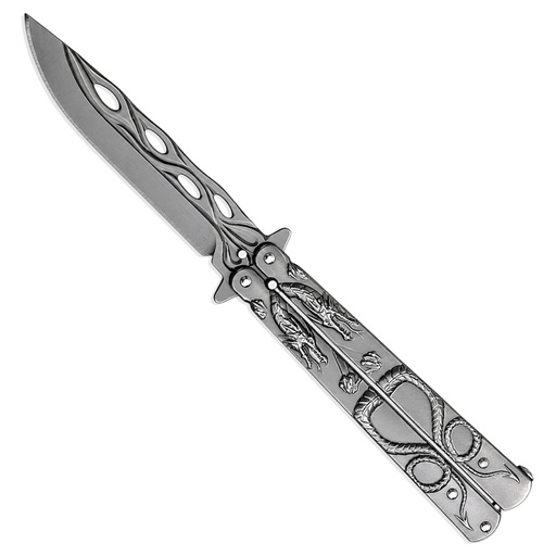 Dragon Gate Mythic Balance Butterfly Knife - Gunmetal Grey