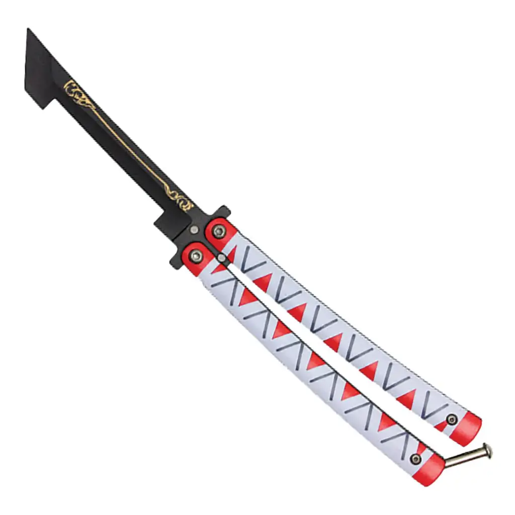 Signal Rhythm TriMark Balisong Butterfly Knife - Black Tanto