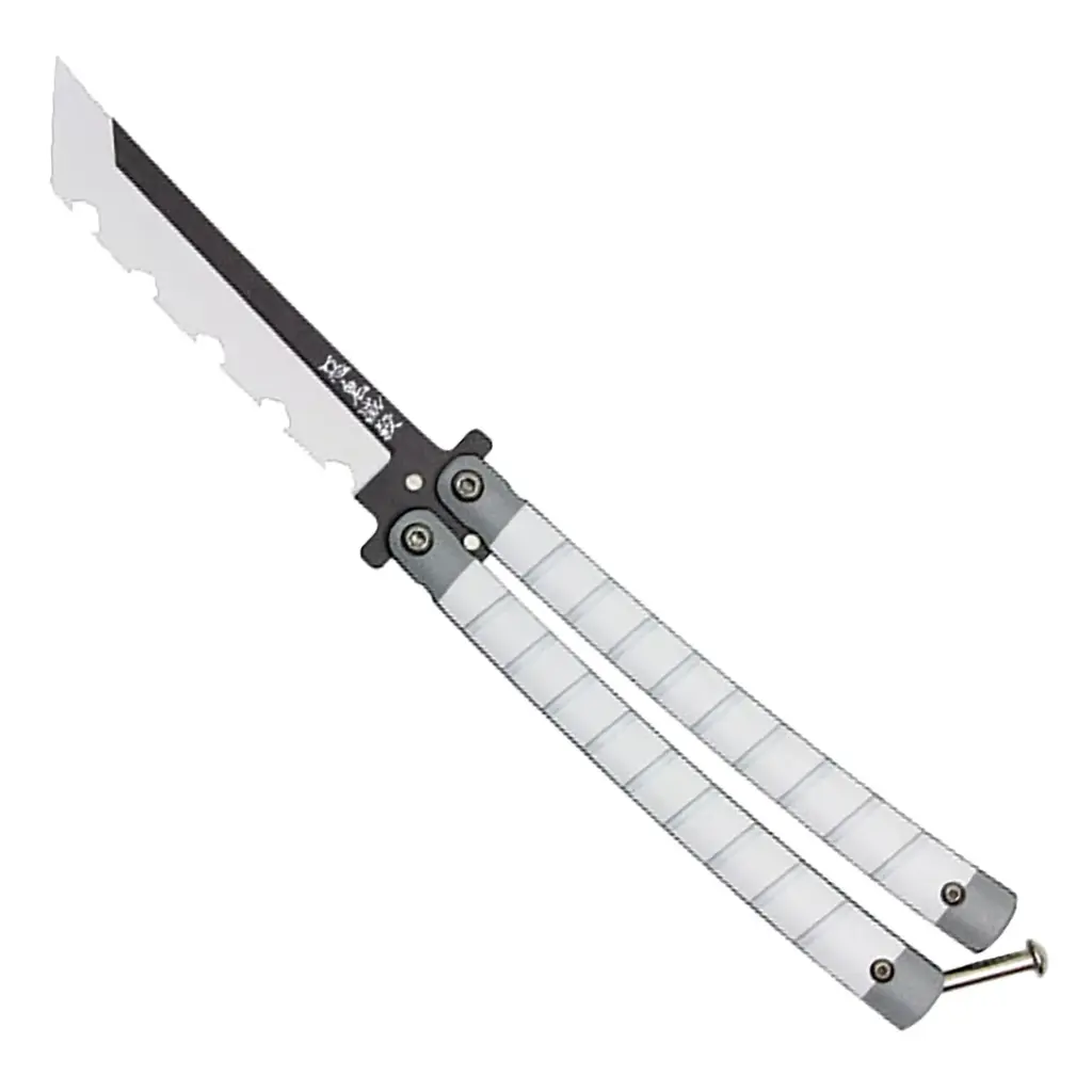 Shadow Spine Flip-Tuned Balisong - Two-Tone Steel