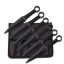 Ringbound Six Precision Throwing Knife Set - Black Cord