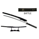 Midnight Kanji Display-Ready Samurai Sword - Black Finish