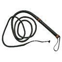 Signature Nine Precision Bull Whip - Black Leather