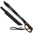 Signal Ridge Full-Tang Survival Knife - Orange Rubber