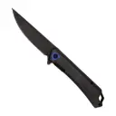 Cobalt Halo Quick-Deploy Spring Assisted Knife - Black Blade