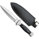 Shadowline Sentinel Boot Knife - Black Pakkawood