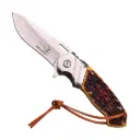Campfire Quick-Draw Spring-Assisted Folding Knife - Stag Handle
