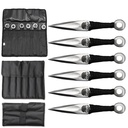 Reaper’s Mark Skull-Branded Kunai Throwing Knife Set - Silver