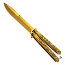 Selva Rainforest Training Butterfly Knife - Gold
