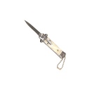 Milano Style OTF Knife - Elite Collection - White - XS Keychain Size